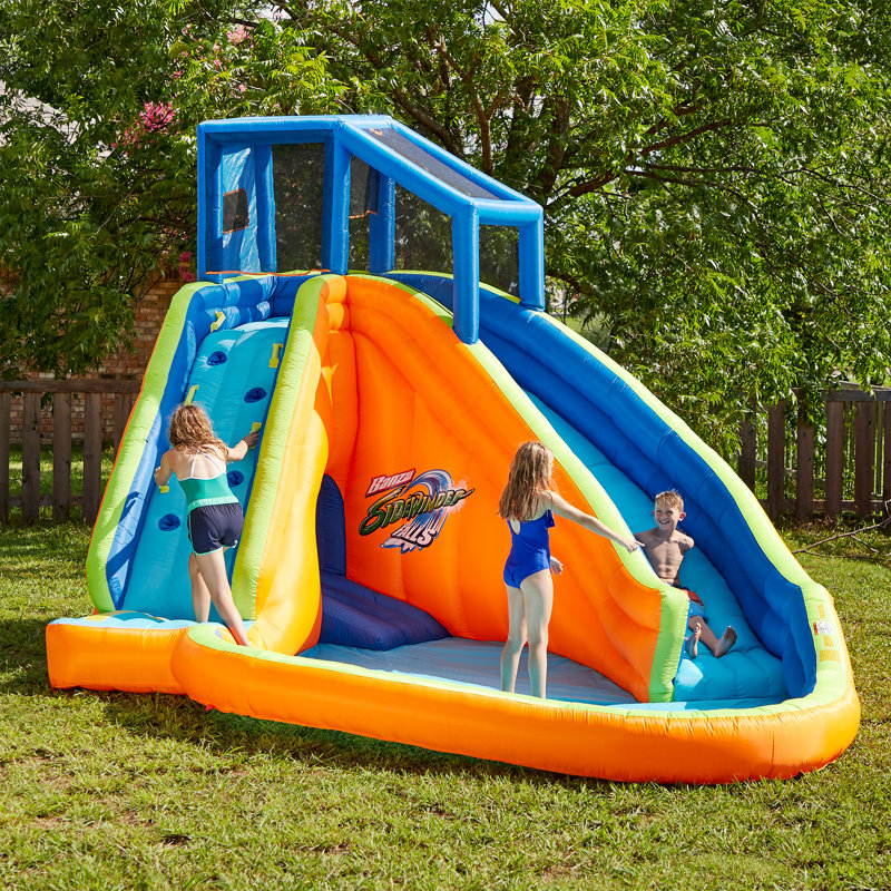 Banzai Sidewinder Falls Inflatable Outdoor Adventure Splash Water Park Swim Pool And Reviews Wayfair 0764